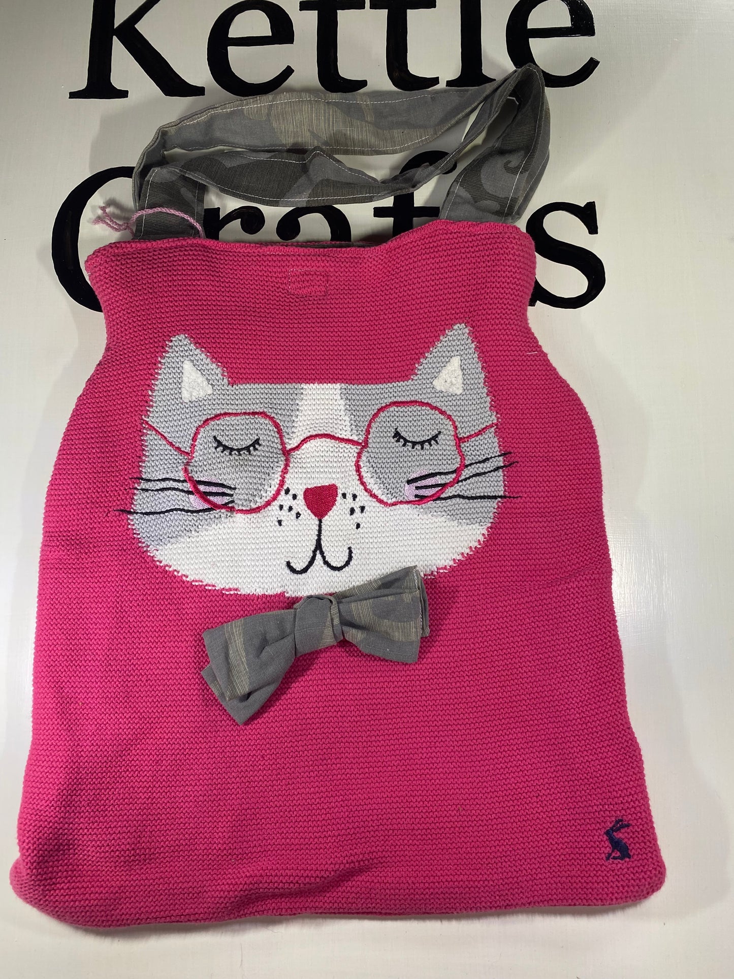 Tote bag Cute knitted Kitty