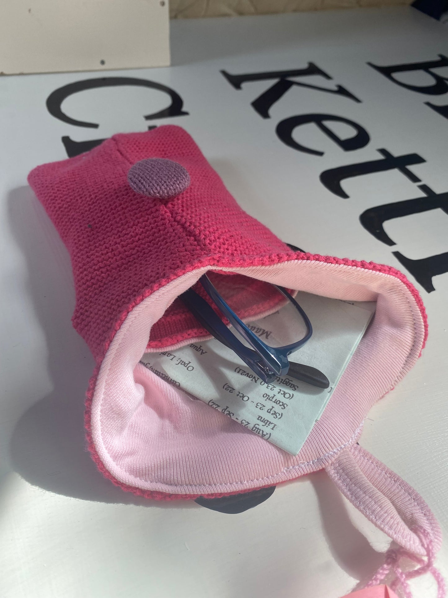 Mouse ear glasses case