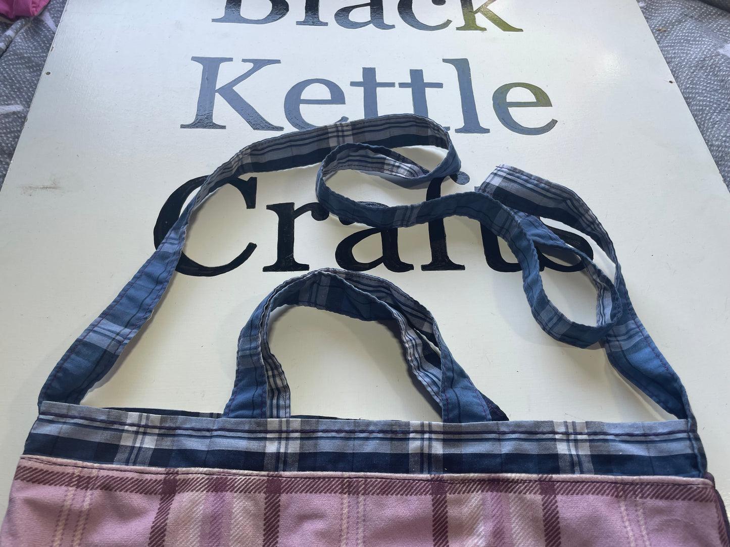 Tartan Stag Tote Bag